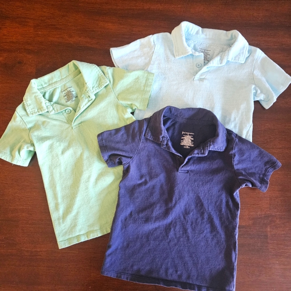 3 Light-Weight 3T Polo Shirts